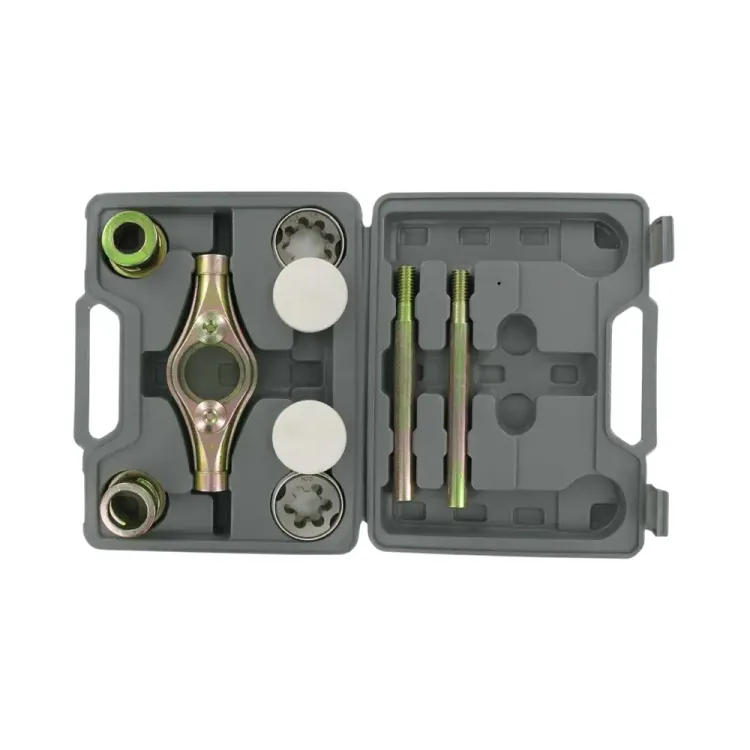 20mm and 25mm conduit stock and dies set with BSP threaded dies in plastic case