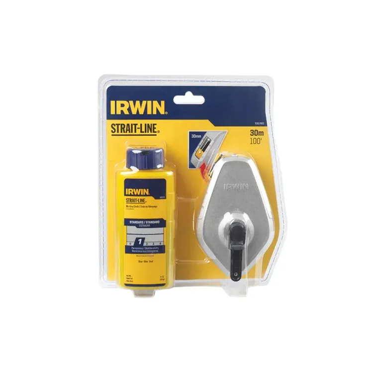 Irwin Aluminium Chalk Line with Blue Chalk Pack