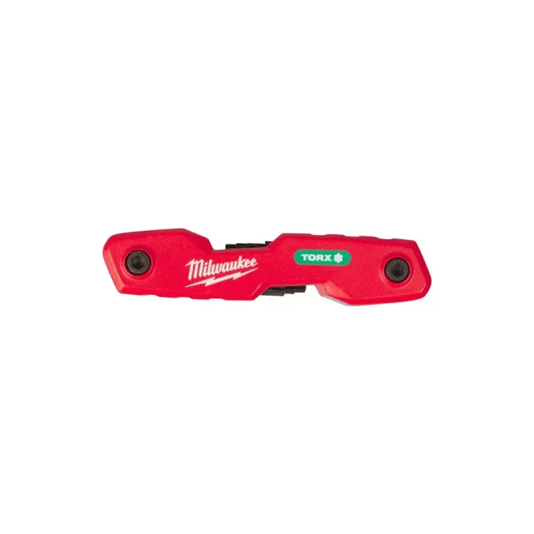 MILWAUKEE Folding Torx Key Set with 8 pieces from T9 to T40