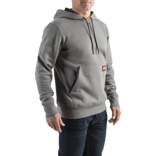 Milwaukee midweight hoodie grey L 70% cotton 30% polyester