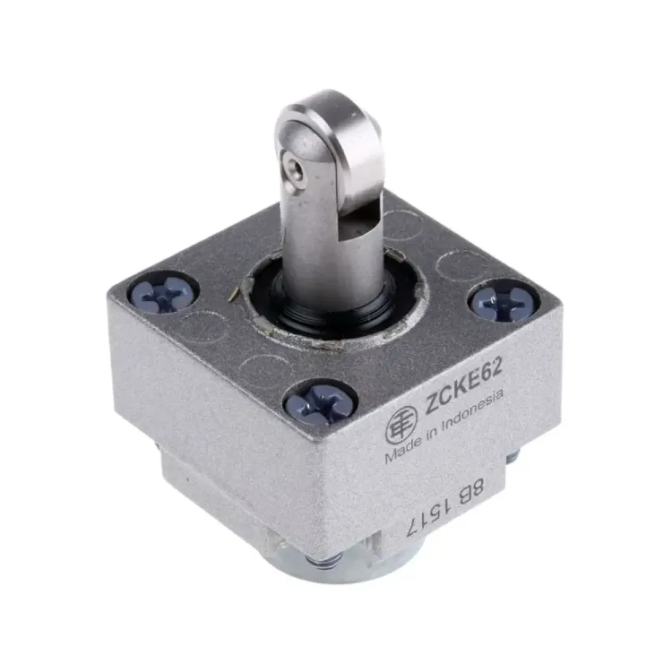 Industrial ZCKE62 roller plunger switch head with metal construction
