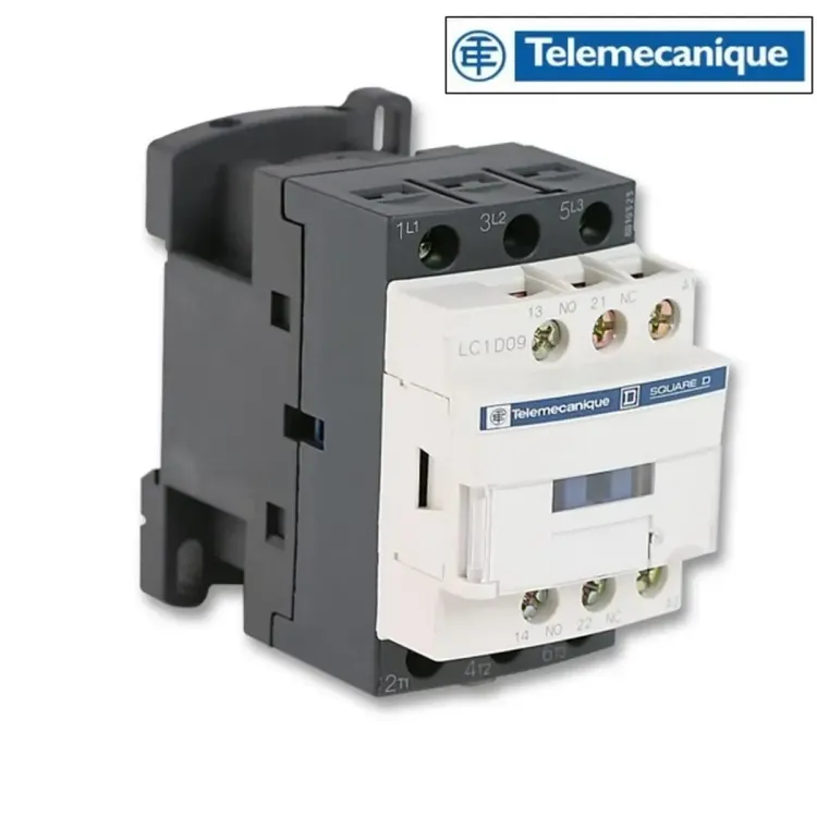 LC1D09P7 - 9A 220V Contactor 1 N.Open + 1 N.Closed Telemecanique LC1D09P7