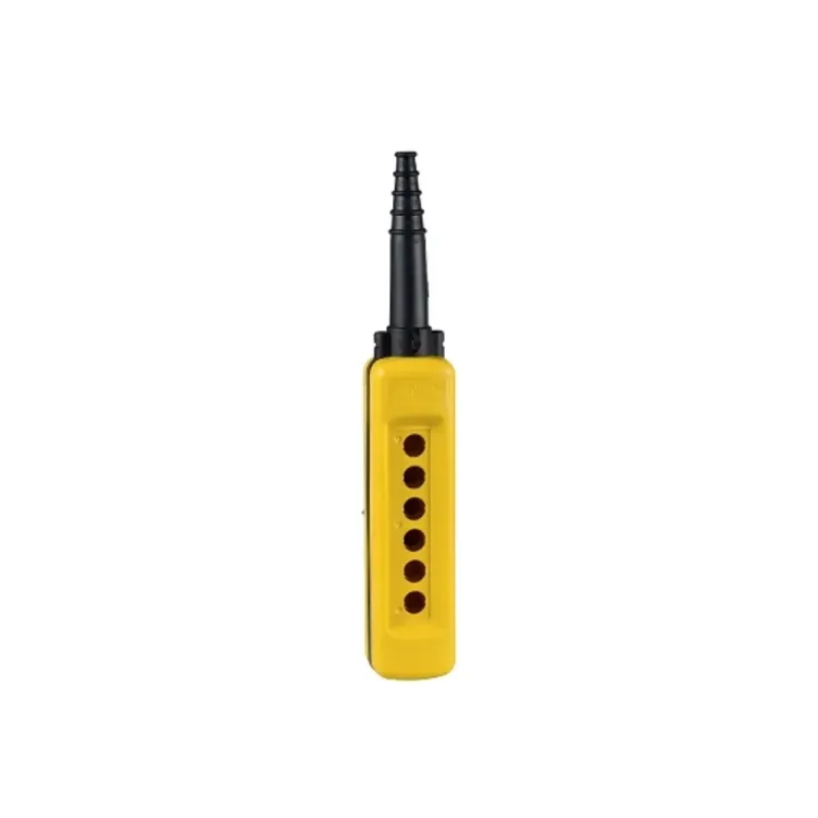  Schneider Harmony XACA06 6 Way Empty Pendant Station Yellow IP65