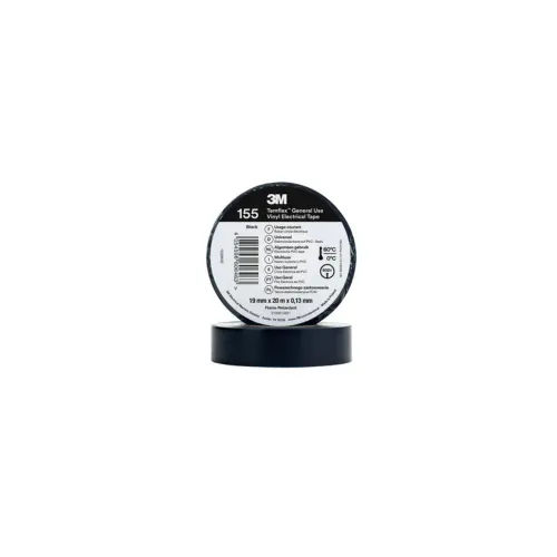 3M Temflex black electrical insulating tape 19mm x 20m