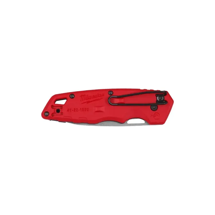 Milwaukee Fastback folding pocket knife with stainless steel blade.
