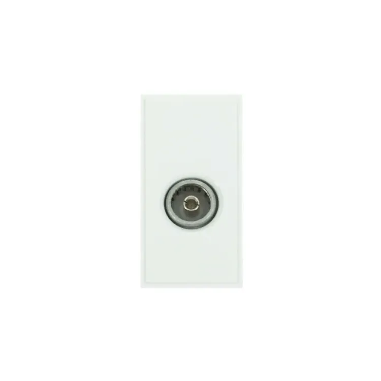 Click Female CO-AX Module, White