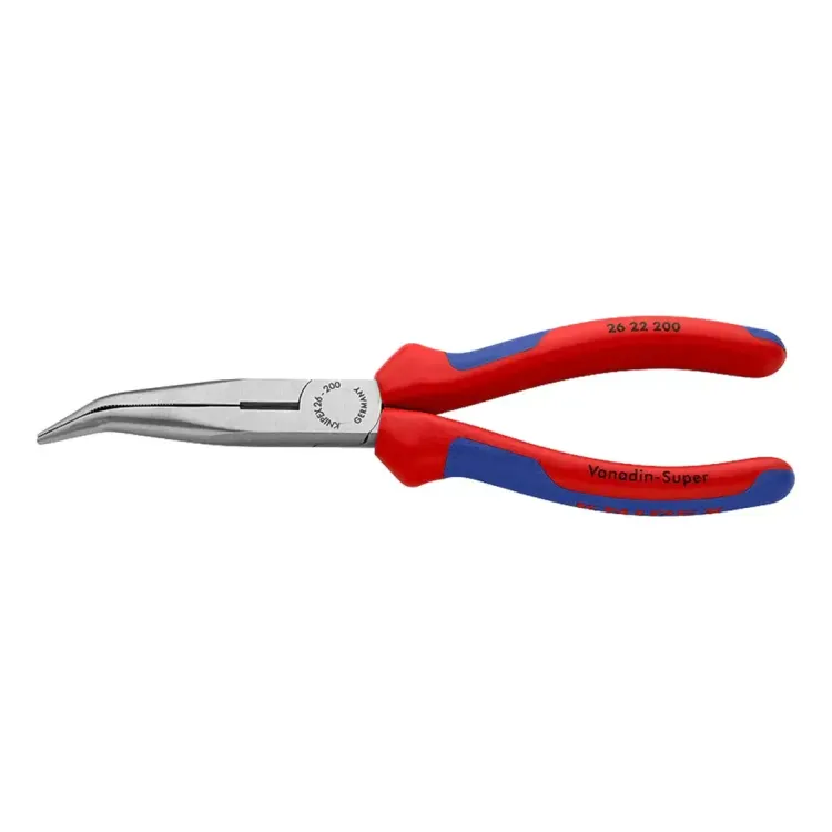 2622200 - Knipex Long Bent Nose Pliers 8 200mm