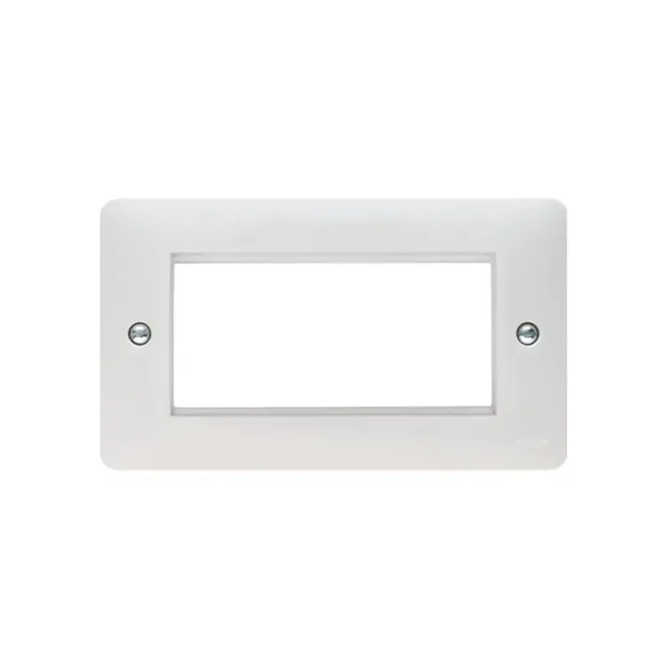 Hager 4 Module Plate with IP20 Protection Index