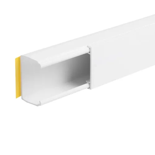 PVC Mini Trunking 25mm x 16mm x 3m Sticky-back