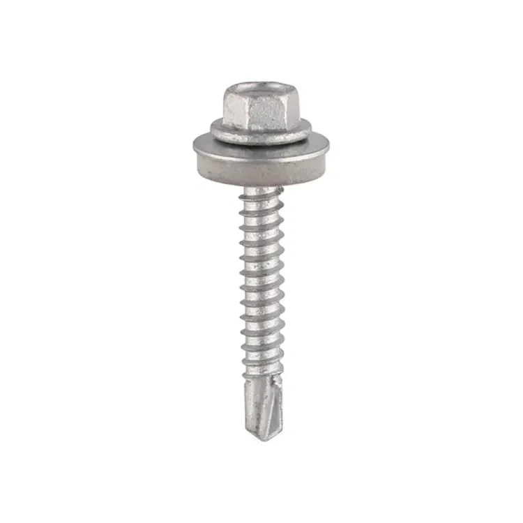Timco L25W16B hex head self-drilling screws with corrosion-resistant finish and EPDM washer.