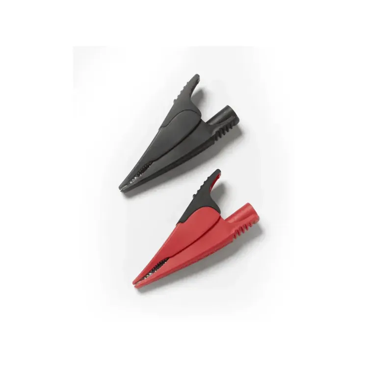 AC285 High voltage alligator clips, Fluke AC285, red and black pair.