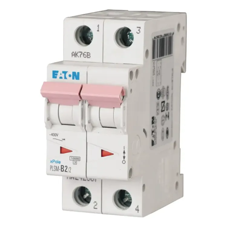 242393 - Eaton MCB 2P 2A C 10kA