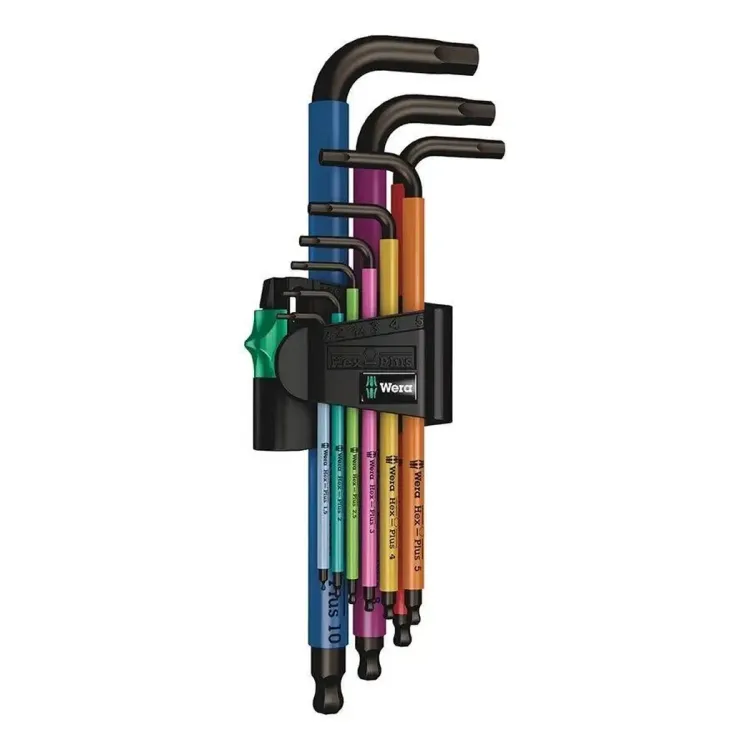 05073593001 - Wera 950 SPKL/9 SM N SB Multicolour Blacklaser L-Key Set 9pc