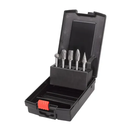Milwaukee 5-piece carbide burr set TC 6 x 10mm DIN 8033