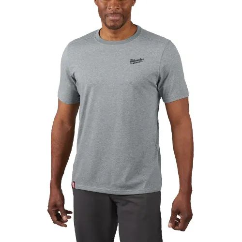 Milwaukee hybrid t-shirt short sleeve grey size S