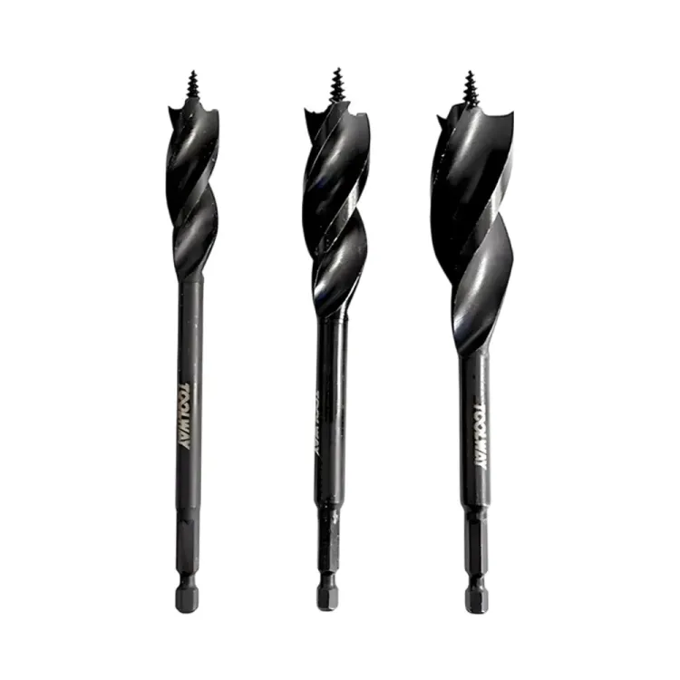 3pc Tri-Flute Auger Bit Set