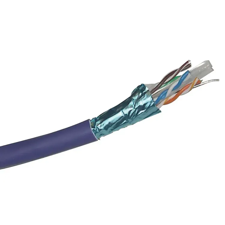 CAT6S - Cat 6 Screened Cable Purple CAT6S