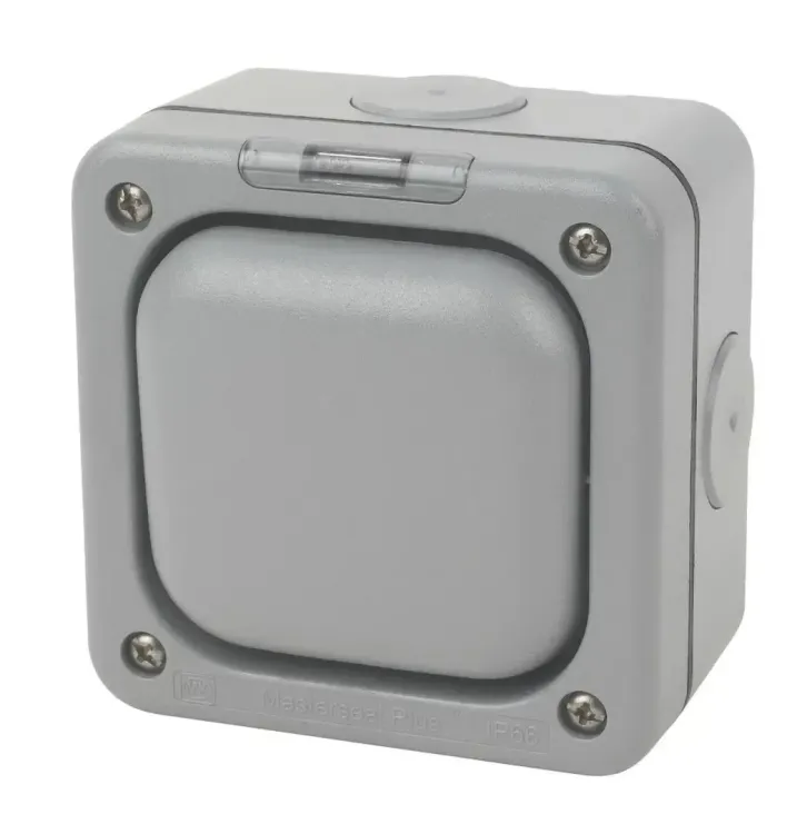 56882 - Mk Masterseal 10a 2w Grid Sw IP66 56882