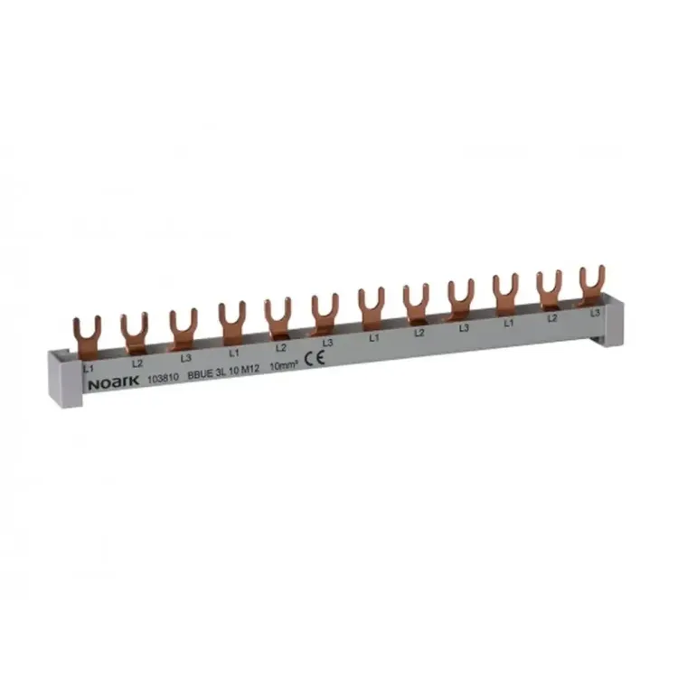 2213204 - Busbar 1 Pole & N Fork RCBO Insulated 1 Mtr Obfi/2 Noark