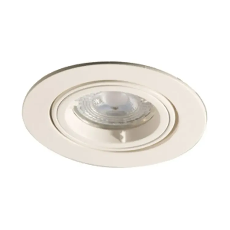 EDLGUAWH - Adjustable Downlight White Lock Ring GU10 Die Cast Luceco EDLGUAWH