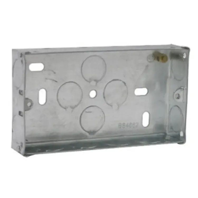 ES2 - Fush Box 35MM 2-Gang Steel