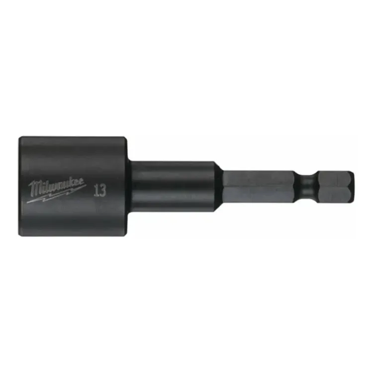 4932352545 - Milwaukee Shockwave Magnetic Nut Driver 13mm x 65mm 4932352545