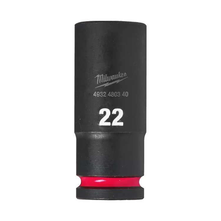 Milwaukee 22mm deep impact socket chrome-molybdenum