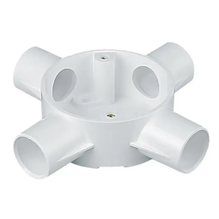 PVC3MRB6WH - Marshall Tufflex 4 Way Box 25mm PVC3MRB6WH