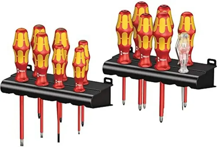 05105631001 - Wera Kraftform VDE Insulated Screwdriver Set 14 Piece