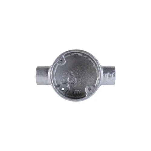 Galvanised Through Box Conduit 2 way terminal box TR25 TR20