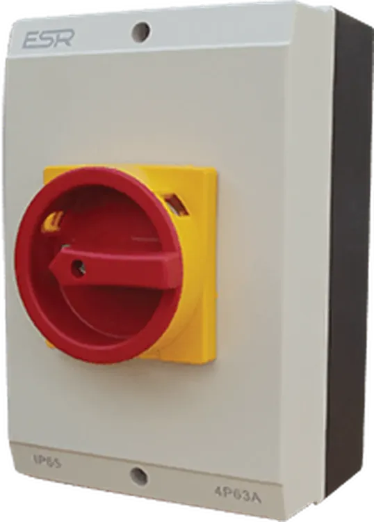 E633P - 3 Pole 63A Isolator IP65 ESR