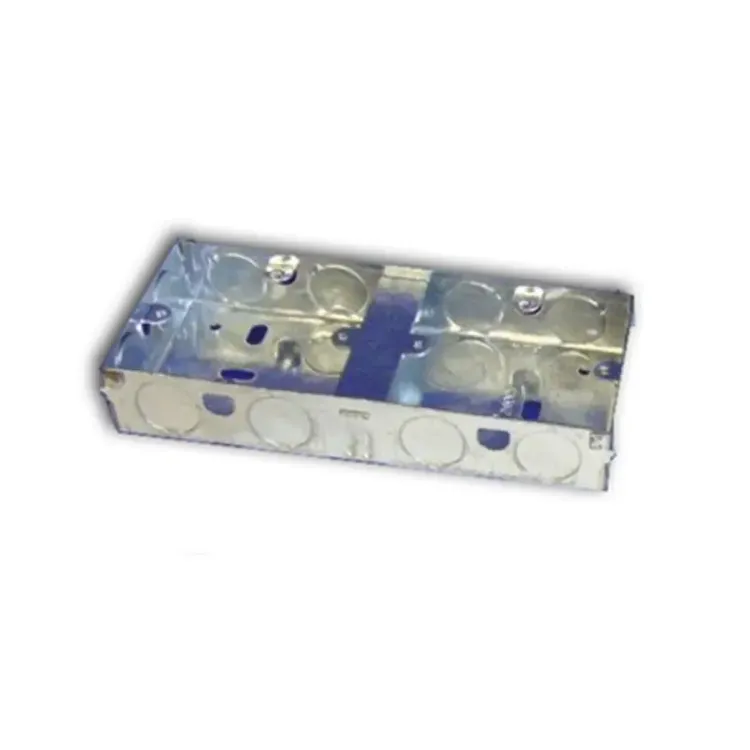 DB125 - Fush Box 25MM Twin Gang Steel