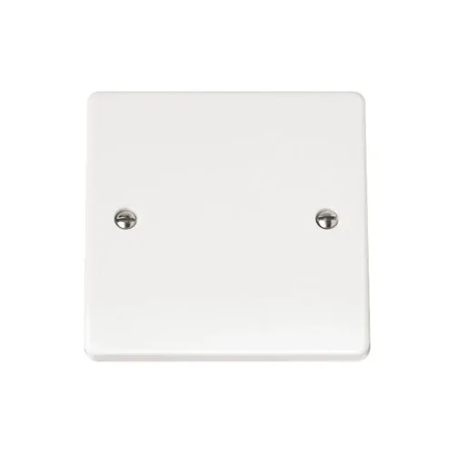 Click Mode CMA060 polar white blank plate 1 gang