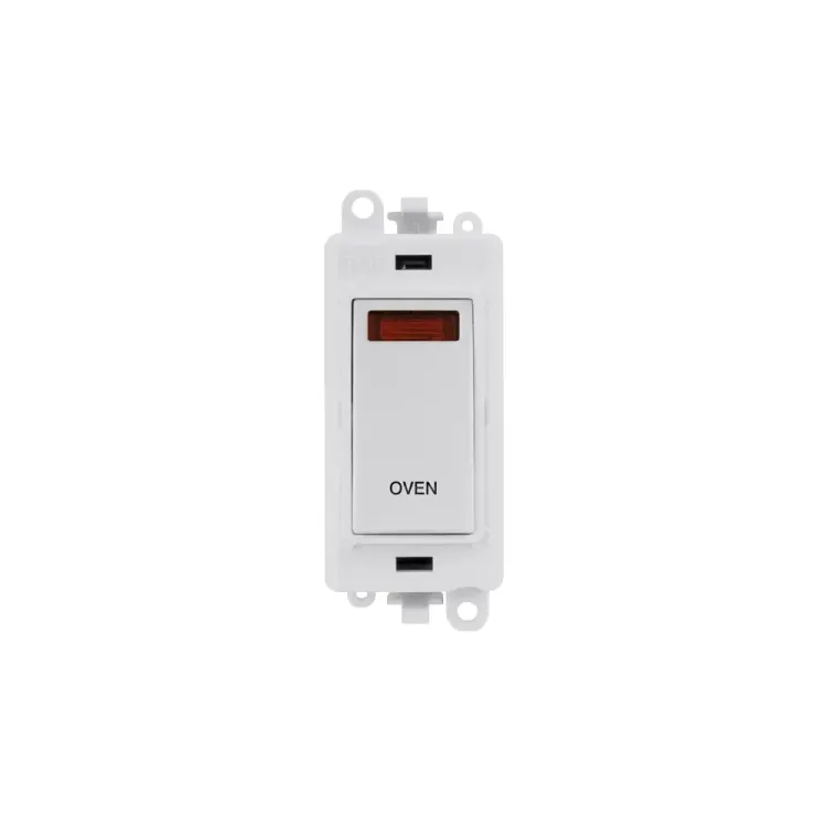 Click GridPro GM2018NPW-OV polar white oven switch module