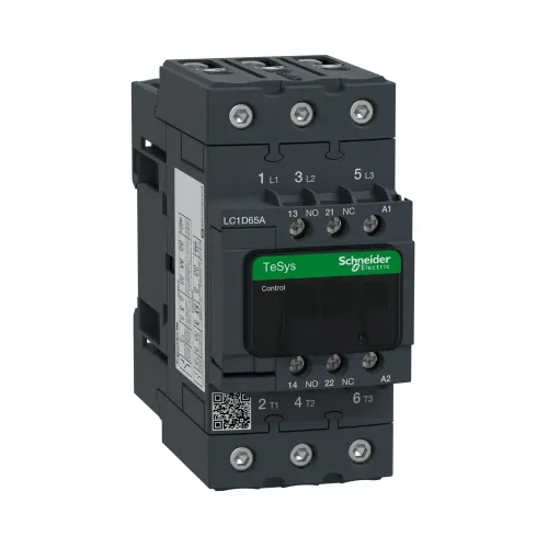 Schneider TeSys D 65A 230V AC 3P Contactor LC1D65AP7 front view