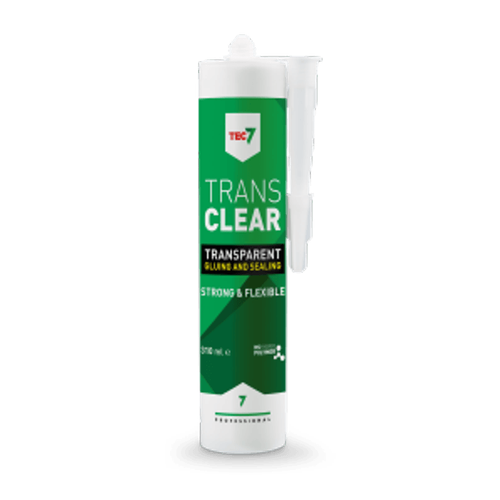 Tec7 Transparent universal sealing adhesive 310ml clear and elastic