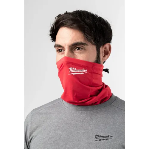 Milwaukee red neck gaiter face mask