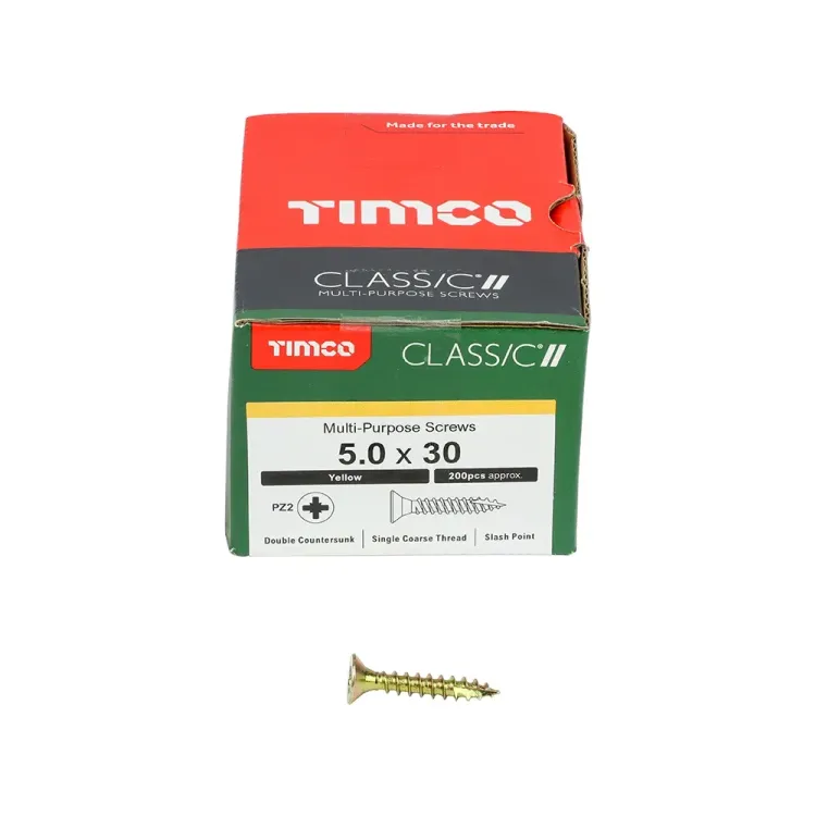 5 x 30 mm Woodscrew, box of 200