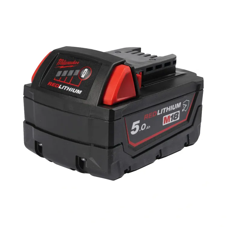 Milwaukee M18 resistant 5.0Ah battery oil/chemical proof
