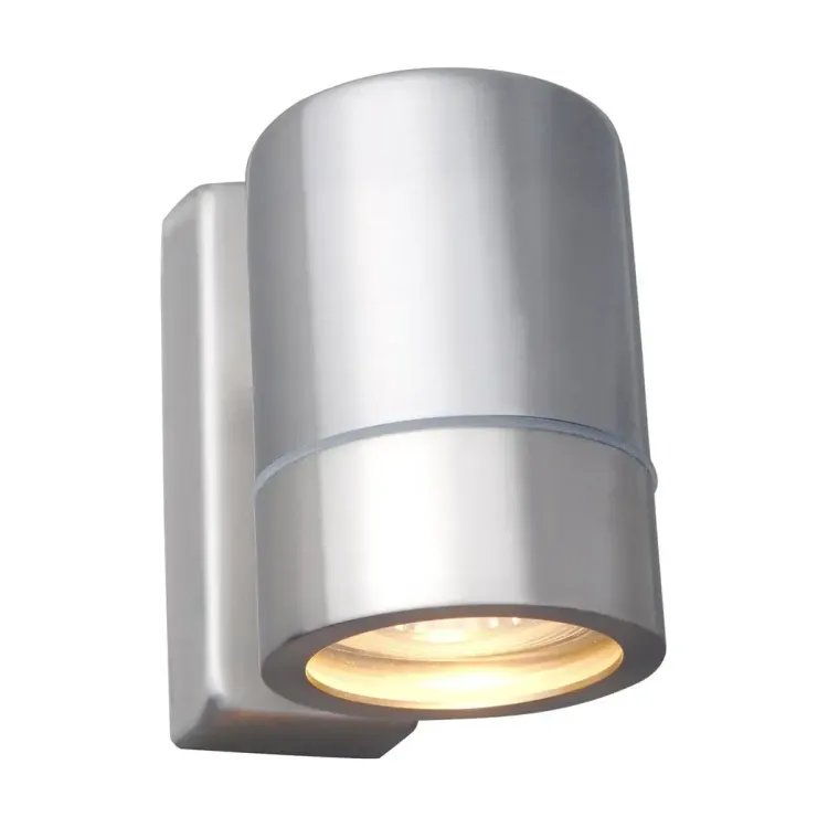 R135-13 - Robus Single UpDown Wall Light Brushed Chrome GU10 35W R135-13