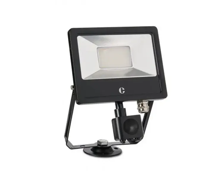 FL03BPCS - Collingwood 30W LED Tri-Colour Floodlight with PIR Black