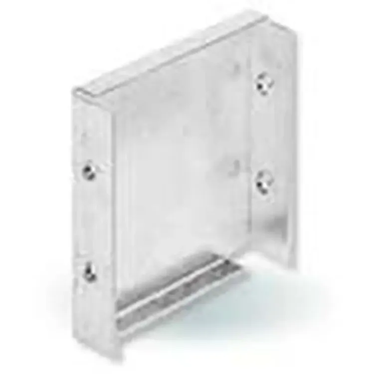 E608 - Galvanised Trunking 150X150 End Cap E608